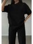 Mrt Concept Unisex Düz T-Shirt ve Eşofman Takımı - Siyah 3