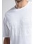 ECKO UNLTD Astorıa Beyaz Bisiklet Yaka Baskılı Oversize Erkek Tshirt 2