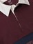 Erkek Bordo Gap Logo Polo Yaka Colorblock T-Shirt 2