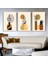 Matisse - Boho - Art Deco - Soyut - Doğa ( 3 Lü Çerçevesiz ) Poster - Afiş - Tablo KR2C00265/ 1