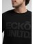 ECKO UNLTD Astorıa Siyah Bisiklet Yaka Baskılı Oversize Erkek Tshirt 2