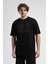 ECKO UNLTD Astorıa Siyah Bisiklet Yaka Baskılı Oversize Erkek Tshirt 1