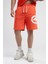 ECKO UNLTD Trınıty Turuncu Örme Şort Nakışlı Standard Fit Erkek Örme Şort 2