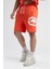 ECKO UNLTD Trınıty Turuncu Örme Şort Nakışlı Standard Fit Erkek Örme Şort 3
