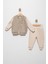 Erkek Bebek Taş 6 Ay 3'lü Takım Hırka Sweatshırt Jogger FV-15852TAS06A 1