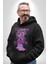 Siber Sokak Stili Erkek Kadın Siyah Dijital Baskılı Kapüşonlu Sweatshirt Hoodie 3