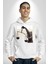 Adelet Terazi Umut Erkek Kadın Beyaz Dijital Baskılı Kapüşonlu Sweatshirt Hoodie 1