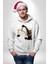 Adelet Terazi Umut Erkek Kadın Beyaz Dijital Baskılı Kapüşonlu Sweatshirt Hoodie 5