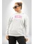 Malibu California Pembe Erkek Kadın Beyaz Dijital Baskılı Kapüşonlu Sweatshirt Hoodie 2