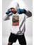 Einstein Retro Dil Çıkarma Devam Ettir Erkek Kadın Beyaz Dijital Baskılı Kapüşonlu Sweatshirt Hoodie 1