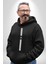 Başarı Motivasyon Dik Tasarım Erkek Kadın Siyah Dijital Baskılı Kapüşonlu Sweatshirt Hoodie 3