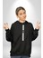Başarı Motivasyon Dik Tasarım Erkek Kadın Siyah Dijital Baskılı Kapüşonlu Sweatshirt Hoodie 5
