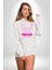 Istediğim Şey Uykuda Kalmak Erkek Kadın Beyaz Dijital Baskılı Kapüşonlu Sweatshirt Hoodie 3
