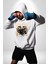 Yapay Zeka Gül Yılan Altın Siyah Gül 3D Erkek Kadın Beyaz Dijital Baskılı Kapüşonlu Sweatshirt Hoodie 2