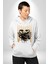 Yapay Zeka Gül Yılan Altın Siyah Gül 3D Erkek Kadın Beyaz Dijital Baskılı Kapüşonlu Sweatshirt Hoodie 5