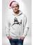 Dövme Shark Okyanus Köpekbalığı Erkek Kadın Beyaz Dijital Baskılı Kapüşonlu Sweatshirt Hoodie 5
