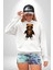 Hiphop Ayı Tedy Güneş Gözlük Deri Ceket Erkek Kadın Beyaz Dijital Baskılı Kapüşonlu Sweatshirt Hoodie 4