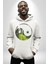 Doğa Silueti Erkek Kadın Beyaz Dijital Baskılı Kapüşonlu Sweatshirt Hoodie 1