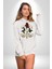 Gözlüklü Kedi Çift Tasarım Erkek Kadın Beyaz Dijital Baskılı Kapüşonlu Sweatshirt Hoodie 1