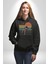 Uzay Adamı Tasarımı Erkek Kadın Siyah Dijital Baskılı Kapüşonlu Sweatshirt Hoodie 4