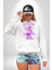Siber Sokak Stili Erkek Kadın Beyaz Dijital Baskılı Kapüşonlu Sweatshirt Hoodie 1
