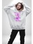 Siber Sokak Stili Erkek Kadın Beyaz Dijital Baskılı Kapüşonlu Sweatshirt Hoodie 3