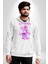 Siber Sokak Stili Erkek Kadın Beyaz Dijital Baskılı Kapüşonlu Sweatshirt Hoodie 5