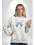 Kelebekler Gibi Cesur Ol Erkek Kadın Beyaz Dijital Baskılı Kapüşonlu Sweatshirt Hoodie 2