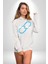 Zincirini Kır Uyan Erkek Kadın Beyaz Dijital Baskılı Kapüşonlu Sweatshirt Hoodie 2