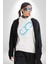 Zincirini Kır Uyan Erkek Kadın Beyaz Dijital Baskılı Kapüşonlu Sweatshirt Hoodie 3