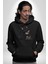 Gül Tasarım Wardiere Erkek Kadın Siyah Dijital Baskılı Kapüşonlu Sweatshirt Hoodie 3