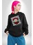 Dudak Dolar Açgözlülük Simgesi Erkek Kadın Siyah Dijital Baskılı Kapüşonlu Sweatshirt Hoodie 1