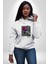 Kırmızı Gül Sokak Style Erkek Kadın Beyaz Dijital Baskılı Kapüşonlu Sweatshirt Hoodie 1