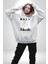 Bali Endonezya Erkek Kadın Beyaz Dijital Baskılı Kapüşonlu Sweatshirt Hoodie 5