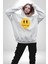 Eriyen Emoji Bugün Hissetmiyorum Erkek Kadın Beyaz Dijital Baskılı Kapüşonlu Sweatshirt Hoodie 1