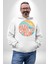 Yaz Tatili Güneş Geldi Tema Erkek Kadın Beyaz Dijital Baskılı Kapüşonlu Sweatshirt Hoodie 3