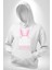 Bazı Pembe Tavşanların Kahveye Ihtiyacı Var Erkek Kadın Beyaz Dijital Baskılı Kapüşonlu Sweatshirt Hoodie 1