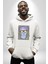 Sadece Piskoloji Erkek Kadın Beyaz Dijital Baskılı Kapüşonlu Sweatshirt Hoodie 4