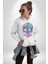 Şeker Kafatası (Day Of The Dead) Erkek Kadın Beyaz Dijital Baskılı Kapüşonlu Sweatshirt Hoodie 2