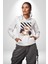 Relax Teddy Ayı Gül Erkek Kadın Beyaz Dijital Baskılı Kapüşonlu Sweatshirt Hoodie 2