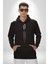 Gothic Sokak Stili Minimal Tasarım Erkek Kadın Siyah Dijital Baskılı Kapüşonlu Sweatshirt Hoodie 3