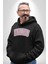 Malibu California Pembe Erkek Kadın Siyah Dijital Baskılı Kapüşonlu Sweatshirt Hoodie 2
