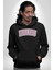 Malibu California Pembe Erkek Kadın Siyah Dijital Baskılı Kapüşonlu Sweatshirt Hoodie 5
