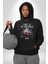 Farklı Olmak Zorundayım Erkek Kadın Siyah Dijital Baskılı Kapüşonlu Sweatshirt Hoodie 3