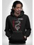 Çin Sitili Ejderha Bereket Tanrısı Erkek Kadın Siyah Dijital Baskılı Kapüşonlu Sweatshirt Hoodie 4