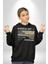 Okyanusun Sesi Erkek Kadın Siyah Dijital Baskılı Kapüşonlu Sweatshirt Hoodie 2