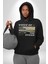 Okyanusun Sesi Erkek Kadın Siyah Dijital Baskılı Kapüşonlu Sweatshirt Hoodie 4