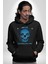 Sokak Sitili Kurukafa Erkek Kadın Siyah Dijital Baskılı Kapüşonlu Sweatshirt Hoodie 3