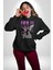 Sokak Stili Katil Aşk Meleği Erkek Kadın Siyah Dijital Baskılı Kapüşonlu Sweatshirt Hoodie 4