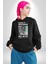 Hayal Etneyin Zeus Inanıyor Sokak Stili Erkek Kadın Siyah Dijital Baskılı Kapüşonlu Sweatshirt Hoodie 5
